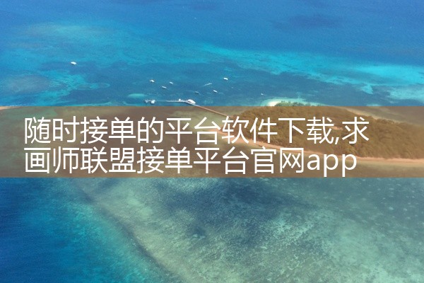 随时接单的平台软件下载