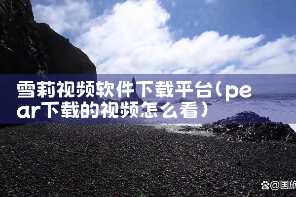 雪莉视频软件下载平台