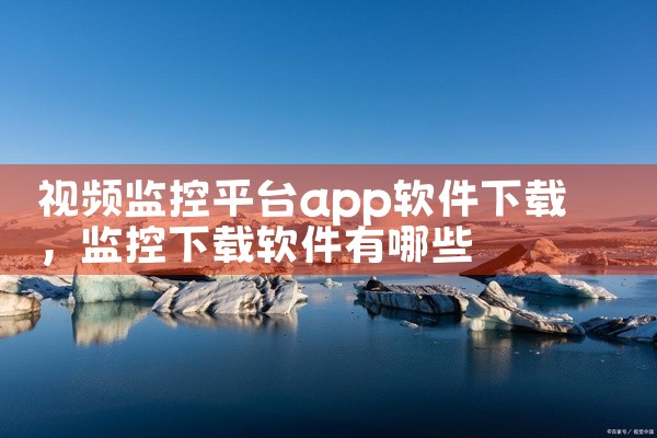 视频监控平台app软件下载