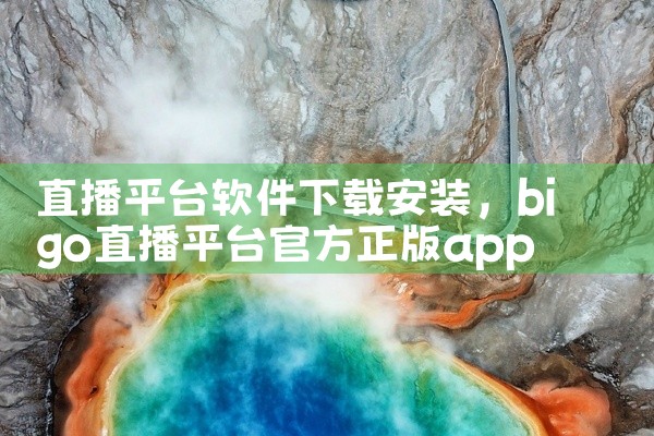 直播平台软件下载安装